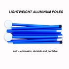 ISO9001 Aluminum Pole 1.97kg Anti UV Camping Sun Shelter