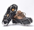 Produk Olahraga Luar Ruangan Anti Slip 19 Gigi SUS304 Ice Snow Grips Untuk Sepatu