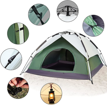 Tenda Acara Luar Ruangan Oxford Tahan Angin Pop Up Tenda Berkemah Keluarga