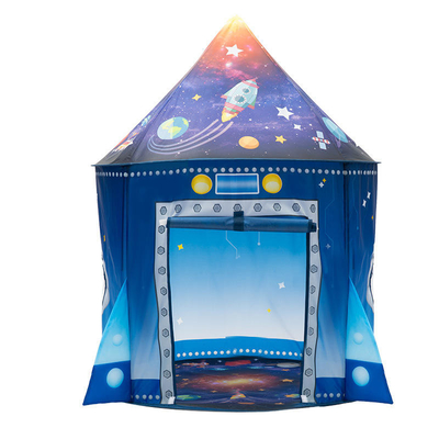 140 X 125 X 105 CM Tenda Pop Up Play Indoor Anak-anak Ramah Lingkungan Pop Up Princess Castle Tenda